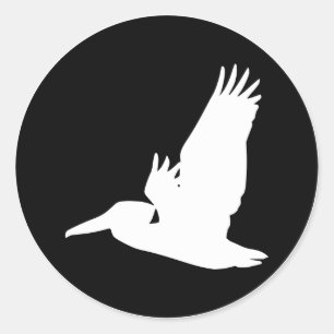 Adesivo Pelicano Voando