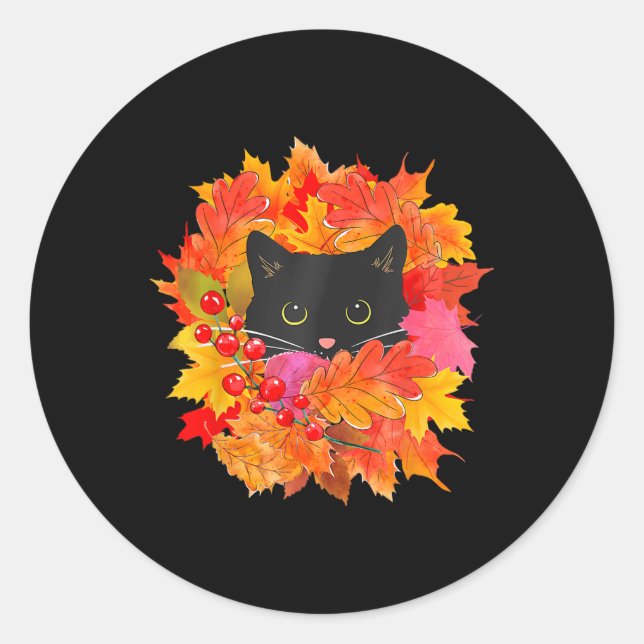 Adesivo Película De Gato Preto, Cuja Folha Deixa Gatos Cuj (Frente)