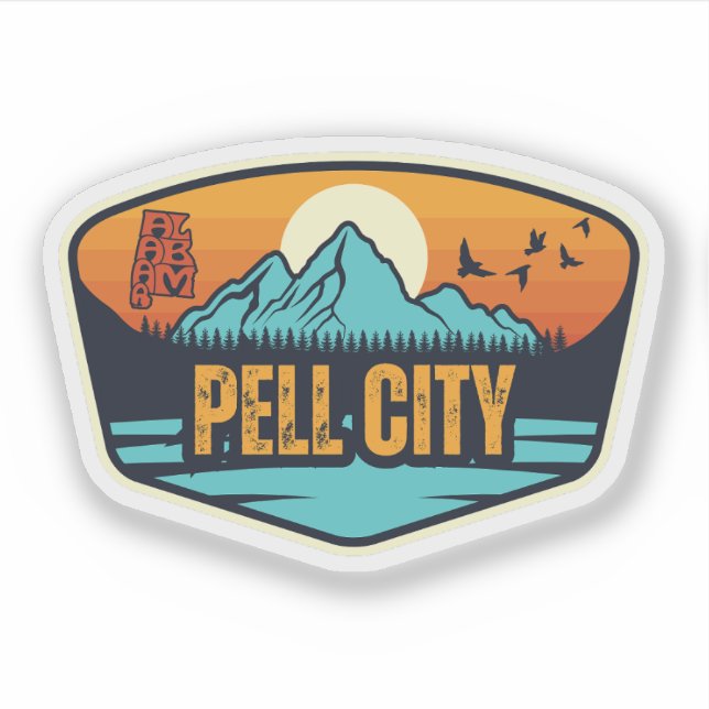 Adesivo Pell City, Alabama (Frente)