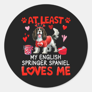Adesivo Pelo Menos English Springer Spaniel Me Ama Valent