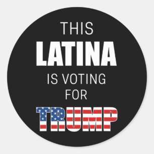 Adesivo Pelo Presidente Eleitoral Trump 2020 Mulheres hisp