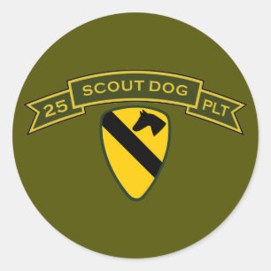 Adesivo Pelotões do cão do escuteiro