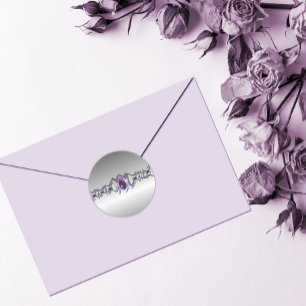 Adesivo Peltre e casamento roxo da jóia