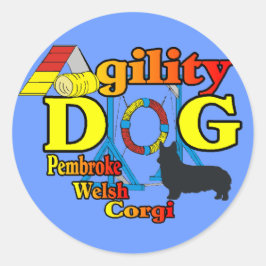 Adesivo Pembroke Welsh Corgi Agilidade Shirts Dons