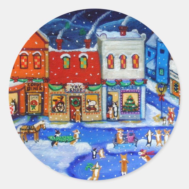 Adesivo Pembroke Welsh Corgi Stickers (Frente)