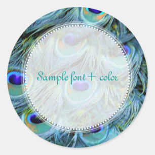 Adesivo Pena de pavão PixDezine