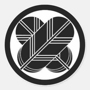 Adesivo Penas de gavião se cruzando com pé em círculo