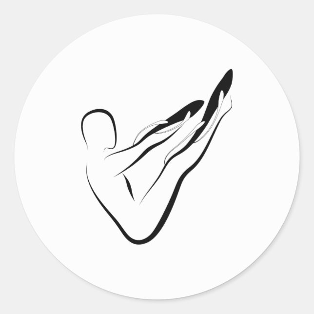 Adesivo Penas de pilates (Frente)