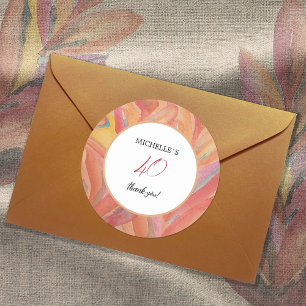 Adesivo Penas Florais Artísticas Pastel Watercolor