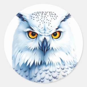 Adesivo Penas Pormenorizadas de Snowy Owl