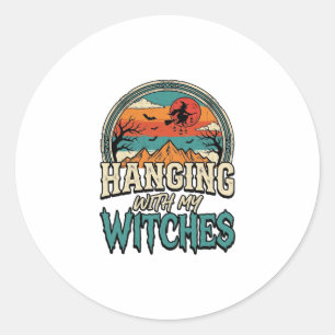 Adesivo Pendurado Com Meu Design Vintage de Halloween de B