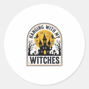 Adesivo Pendurado Com Meu Design Vintage de Halloween de B