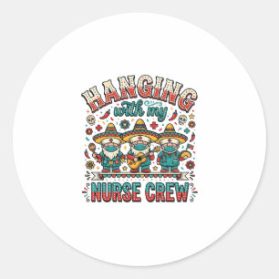 Adesivo Pendurado Com Minha Camiseta de Enfermeira de Fest