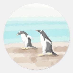 Adesivo Penguin Duo Sticker