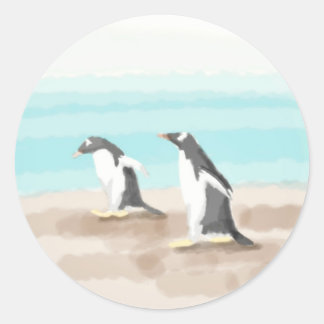 Adesivo Penguin Duo Sticker