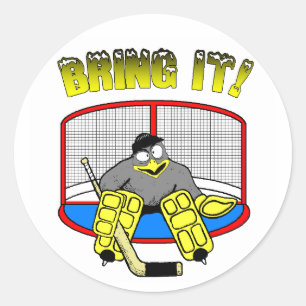 Adesivo Penguin Goalie Sticker