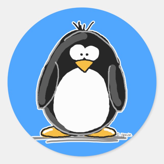 Adesivo Penguin Sticker (Frente)