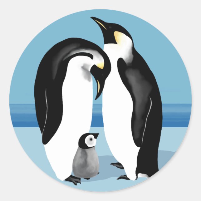 Adesivo Penguin Stickers (Frente)