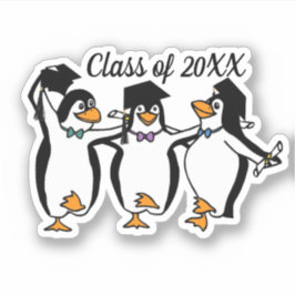 Adesivo Penguins Dançarinos de Graduação