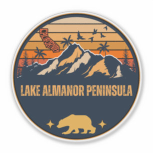 Adesivo Península do Lago Almanor, Califórnia