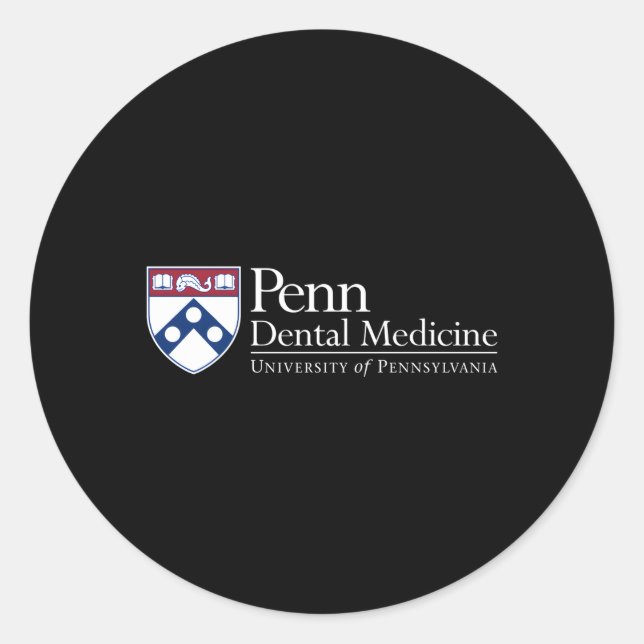 Adesivo Penn Quakers School Of Dental Medicine (Frente)