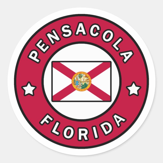 Adesivo Pensacola Florida (Frente)
