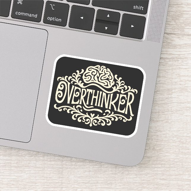 Adesivo Pensamento exagerado (Detalhe)