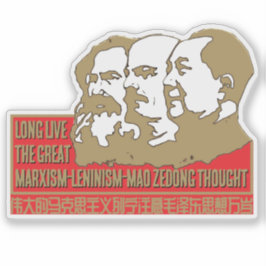 Adesivo Pensamento Marxismo-Leninismo-Mao Zedong