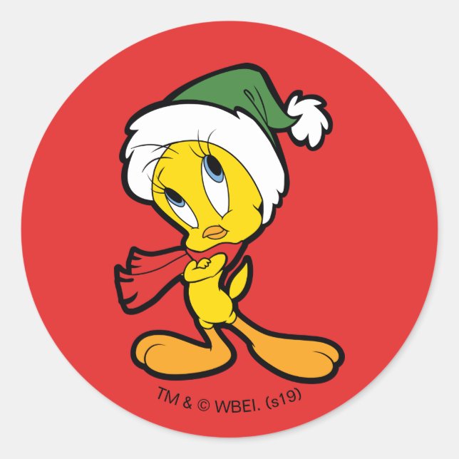 Adesivo Pensamentos de Natal do TWEETY™ (Frente)