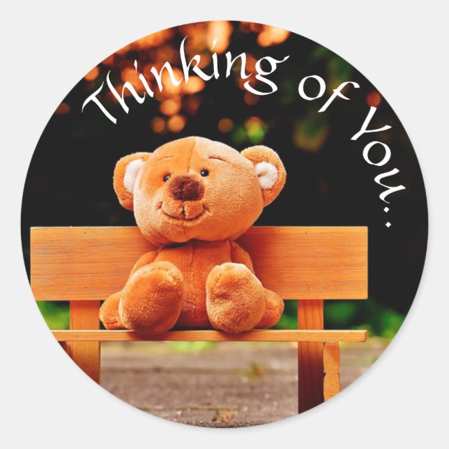 Adesivo Pensando em você (Frente)