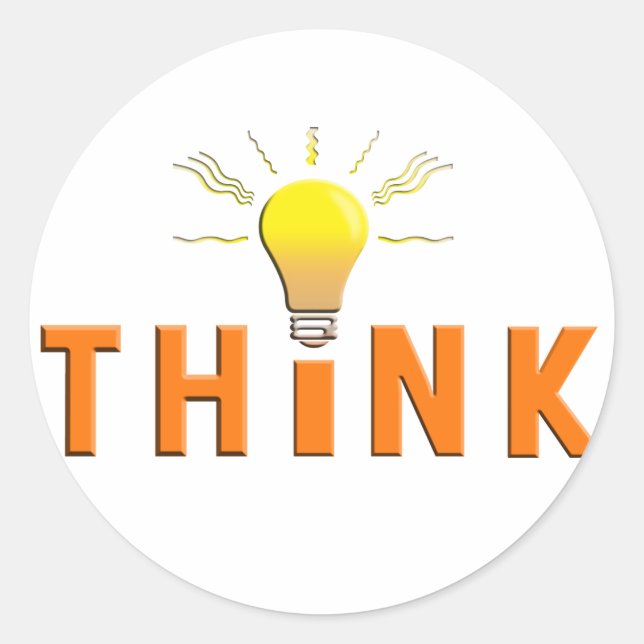 Adesivo Pensar (Frente)
