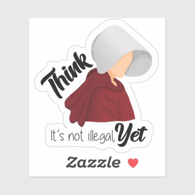 Adesivo Pensar ainda não é ilegal (Folha)