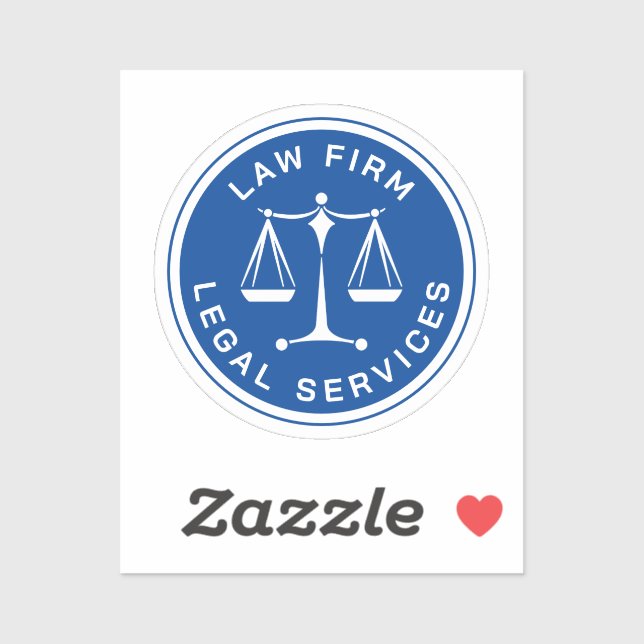 Adesivo Pense em Justiça - Lei Clássica (Folha)