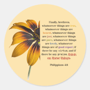 Adesivo Pense nestas coisas