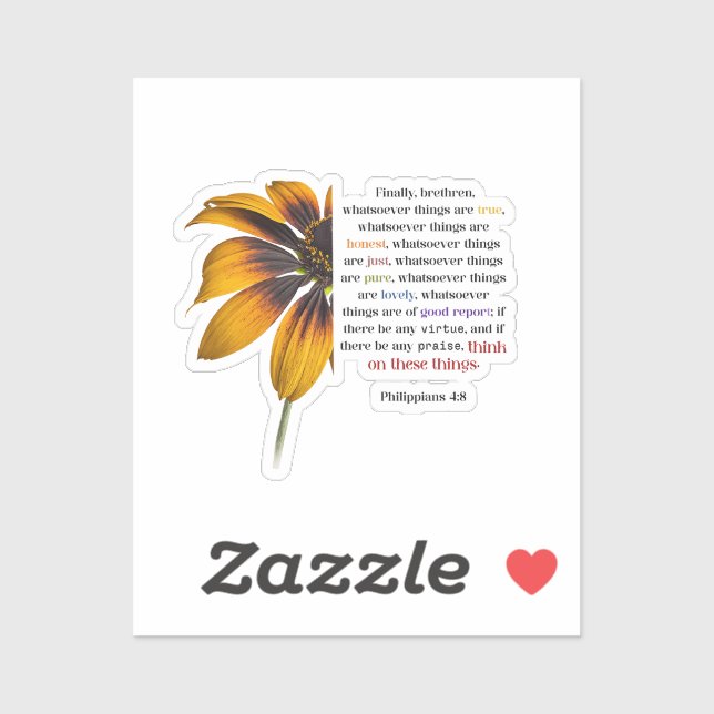 Adesivo Pense nestas coisas (Folha)