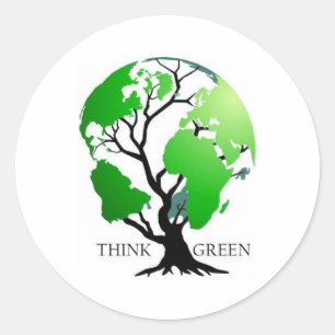 Adesivo Pense verde