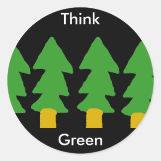 Adesivo Pense verde