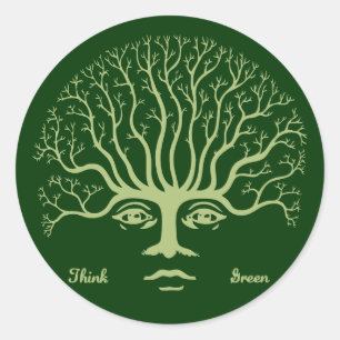Adesivo Pense verde II
