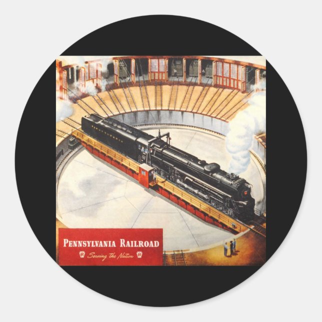Adesivo Pensilvânia Railroad Steam Turbine Sticker (Frente)