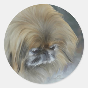 Adesivo Pensive Pekingese