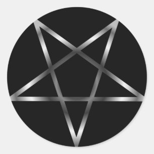 Adesivo Pentacle de prata