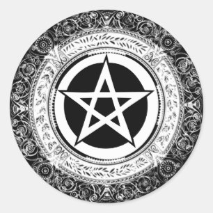 Adesivo Pentacle ornamentado