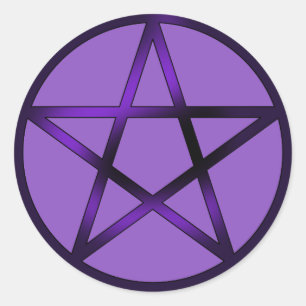 Adesivo Pentáculo - Roxo