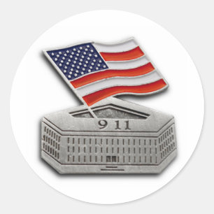 ADESIVO PENTAGON US FLAG 9-11