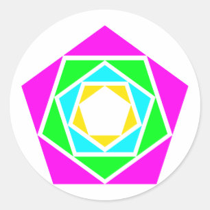 Adesivo Pentágonos pentagons