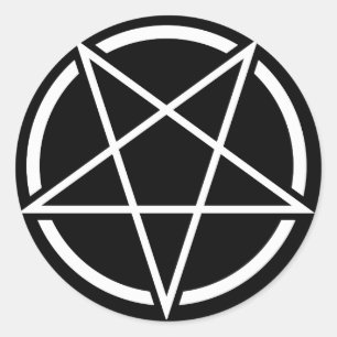 Adesivo Pentagram No.1 (branco)