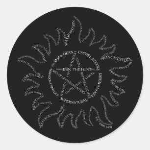 Adesivo Pentagrama sobrenatural