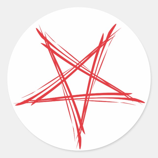 Adesivo Pentagramm pentacle (Frente)