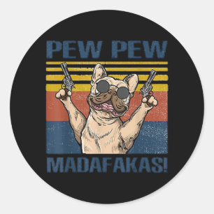 Adesivo Pentes de Cães Pomada de Buldogue Madafakas