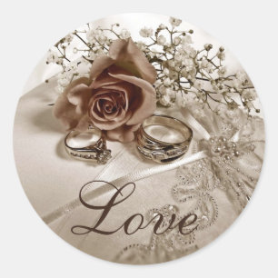 Adesivo Pentes de Casamento de Amor